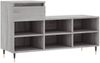 vidaXL Schuhregal Grau Sonoma 102x36x60 cm Holzwerkstoff 831362 Bild 2