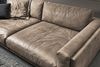 KAWOLA Big Sofa RAINA Leder taupe 85 x 150 x 254 cm Bild 2