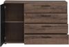 Forte 'Jacky' Sideboard, Kommode in Schlammeiche und Schwarzeiche, 125x83 cm Bild 4