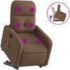 vidaXL Massagesessel mit Aufstehhilfe Braun Stoff 3206808 Bild 2
