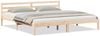 vidaXL Bettrahmen Braun 215,5 x 185,5 x 69,5 cm Massivholz Kiefer 869770 Bild 3