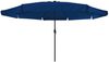 Garten-Sonnenschirm, Terrassenschirm Azurblau 395 x 395 x 245 cm Polyester Bild 4