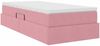 vidaXL Aufbewahrungsbett mit Matratze Rosa 90 x 200 cm Samt 3370280 Bild 5