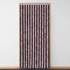 Moritz Flauschvorhang aus Chenille 100 x 230 cm pink schwarz Türvorhang als Fliegenschutz Insektenschutz für Camping Wohnwagen Bild 2