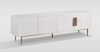Livin Hill 'Stilig' TV-Schrank, MDF Weiß, 60 x 40 x 200 cm Bild 2