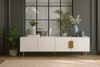 Livin Hill 'Stilig' TV-Schrank, MDF Weiß, 60 x 40 x 200 cm Bild 3