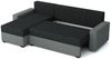 Ecksofa Schlafsofa Sofa HEDVIG Manila Grün- Schwarz Ottomane Links Bild 2