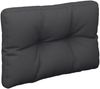 vidaXL Palettenkissen 2-tlg. Schwarz Stoff, 50 x 50 x 12 cm, 50 x 40 x 12 cm Bild 5