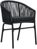vidaXL Gartenstühle 2 Stk. Schwarz PE-Rattan 48135 Bild 2