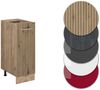 Apothekerschrank R-Line Artisan-Eiche 30 cm , AP Anthrazit Vicco Bild 5