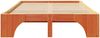 vidaXL Bettrahmen Wachsbraun 140 x 190 cm Massives Kiefernholz 872952 Bild 5