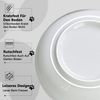 FOUORTUNATE-BEE Futternapf 3er Set Katzennapf Katzen Flach mit rutschfestem Silikonboden, Keramik, für Perser & Flachgesichter Spülmaschinenfest Hygienisch Bild 3