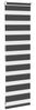 vidaXL Doppelrollo Schwarz 55x100 cm Stoffbreite 50,9 cm Polyester 4014200 Bild 4