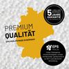 Lumaland Sitzsack Sitzsack-Hocker Pouf rund Cord 50l senfgelb, supersofte Füllung EPS-Perlen Bild 3