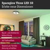 Paulmann 71038 LED Deckenleuchte Spaceglow Three RGB Tunable White dimmbar schwarz Bild 3
