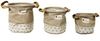 Yudu Aufbewahrungskorb 3 tlg. Organizer Korb faltbar Storage Basket mit Tragegriffen Bild 4