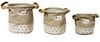 Yudu Aufbewahrungskorb 3 tlg. Organizer Korb faltbar Storage Basket mit Tragegriffen Bild 3