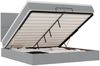 vidaXL Ottoman-Bett mit Matratzen Hellgrau 200x200 cm Stoff 3313099 Bild 2