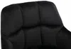 Vente-unique - Stuhl 2er-Set - Samt & Metall - Schwarz - PEGA von Pascal MORABITO Bild 5