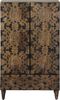 vidaXL Hochschrank mit Regal Braun 60 x 33,5 x 100 cm Massivholz Mango 4018362 Bild 3