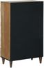 vidaXL Hochschrank mit Regal Braun 60 x 33,5 x 100 cm Massivholz Mango 4018362 Bild 5
