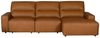 KAWOLA Big Sofa DORI Leder cognac Longchair rechts 92 x 164 x 288 cm Bild 3