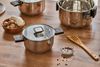 RESTO Kitchenware Kochtopf Anser, energiesparend und spülmaschinenfest, im Geschenkkarton, Edelstahl 18/10 (2-tlg), Geeignet für alle Herdarten, auch Induktion, mit klappbaren Griffen Bild 1