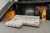 KAWOLA Sofa VIVIEN Ecksofa Feincord beige Longchair links 85 x 178 x 290 cm Bild 4