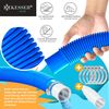 KESSER® Poolschlauch | Schwimmbadschlauch mit Muffen | Solarschlauch für Pool und Schwimmbecken | Saugschlauch | Pumpenschlauch | Flexibler Wasserschlauch Blau, Länge 12m ( Ø 38 mm ) Bild 5