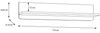 Wandboard >SURFINIO< in Grau / Catania Eiche - 110x22,8x21,9cm (BxHxT) Bild 4