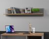 Wandboard >SURFINIO< in Grau / Catania Eiche - 110x22,8x21,9cm (BxHxT) Bild 2