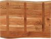 vidaXL Tischplatte 90x60x2,5 cm Rechteckig Massivholz Akazie Baumkante 370621 Bild 5
