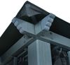 vidaXL Pavillon mit Vorhängen & LED-Lichterkette 3x3 m Anthrazit Alu 3070333 Bild 5