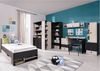 Lomadox Kleiderschrank PITTSBURGH-133 begehbar, 135x135 cm, schwarz/Eiche/beige Bild 3