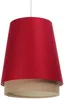 BPS Koncept 0SE0-020 Hängeleuchte SENSEI Satin auf PVC-Kunststoff rot, beige 1xE27 60W H:117cm Ø35cm dimmbar Bild 2