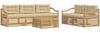 vidaXL Outdoor-Sofagarnitur 6 pcs Weiß und Beige 3390063 Bild 2