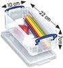 REALLYUSEFULBOX Aufbewahrungsbox, 0,9 Liter, verschließbar und stapelbar Bild 1