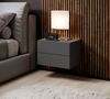 Nachtkommode >Cabo< in Graphit - 42x28x30cm (BxHxT) Bild 3