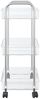 vidaXL Aufbewahrungswagen 3 Etagen Transparent 37x28x68 cm Acryl 4012377 Bild 5