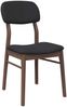 vidaXL Esszimmerstühle mit Kissen 2 Stk. Braun Massivholz Gummibaum 4102524 Bild 4