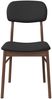 vidaXL Esszimmerstühle mit Kissen 2 Stk. Braun Massivholz Gummibaum 4102524 Bild 5