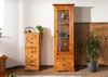 Vitrine Akazie 65x44x191 honig lackiert OXFORD #0432 Bild 3