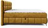 Boxspringbett Schlafzimmerbett SOPHIE 180x200cm Stoff Salvador Honiggelb Bild 3