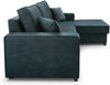 AX LIVING Eckcouch blau Luzerna Sofa L Form dunkel azurblau 265 cm R Bild 5