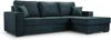 AX LIVING Eckcouch blau Luzerna Sofa L Form dunkel azurblau 265 cm R Bild 2