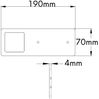 kalb LED Unterbauleuchte LED Unterbauleuchten Edelstahl gebürstet 5W - mit Touch-Dimmfunktion, 2er Set warmweiß, warmweiß Bild 4
