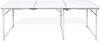 Campingtisch zusammenklappbar höhenverstellbar Aluminium 180 x 60 cm 41326 Bild 2