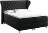 99rooms Turin Boxspringbett Strukturstoff 120x200 cm Schwarz Bild 3