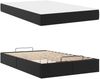 vidaXL Bettgestell mit Matratze Sonstiges 2 pcs Schwarz PVC 3399417 Bild 5