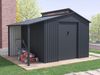 Metall Gerätehaus Viva Varianta, Stahl Anthrazit, 9,12 m² Bild 2